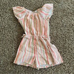 Charming Striped Kids Romper